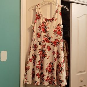H&M floral skater dress. Size 12